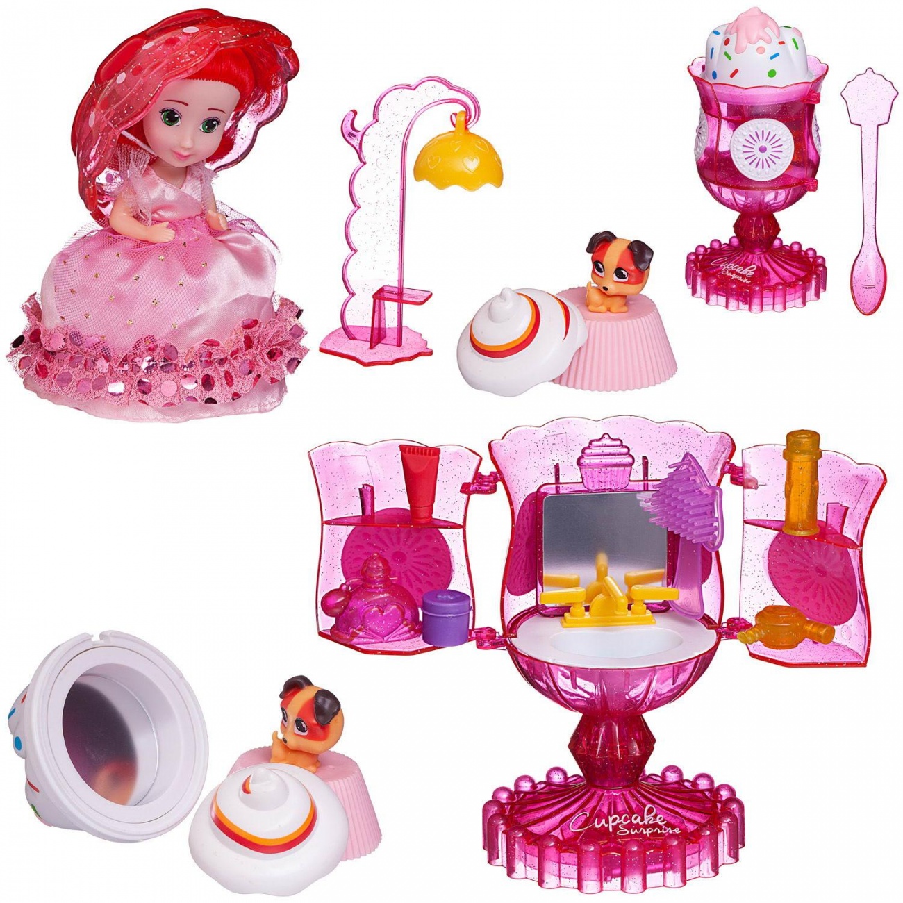 Игровой набор EMCO Cupcake Surprise Мороженое - Туалетный столик (розовый) 1140/розовый
