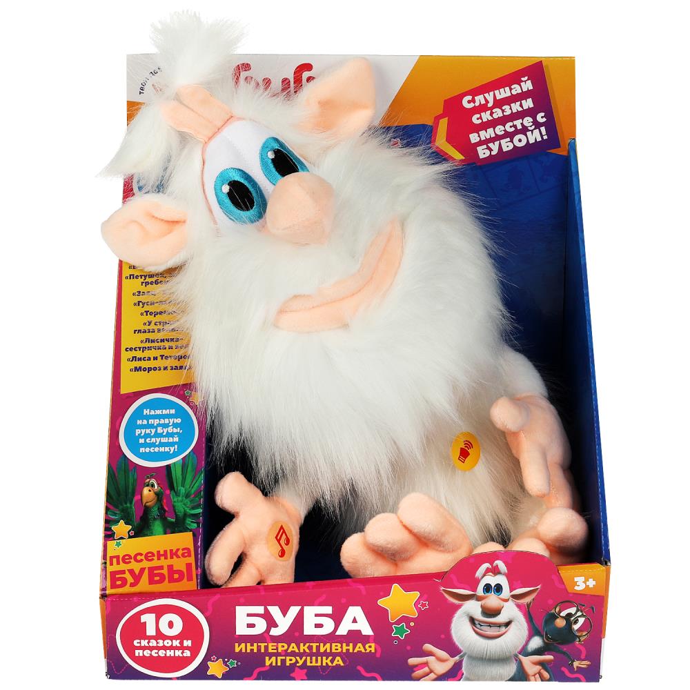 Игрушка мягкая Буба, 10 сказок и песня, 26 см. Мульти-пульти M9843-26SX