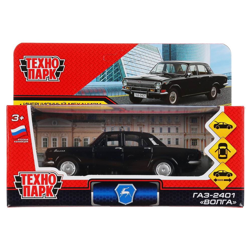 Машина Технопарк ГАЗ-2401 Волга 12 см 2401-12-BK