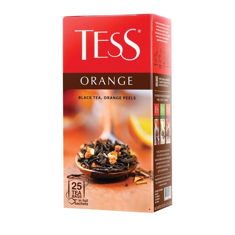 Чай TESS Оранж черный, 25пак 0647-10 1253276
