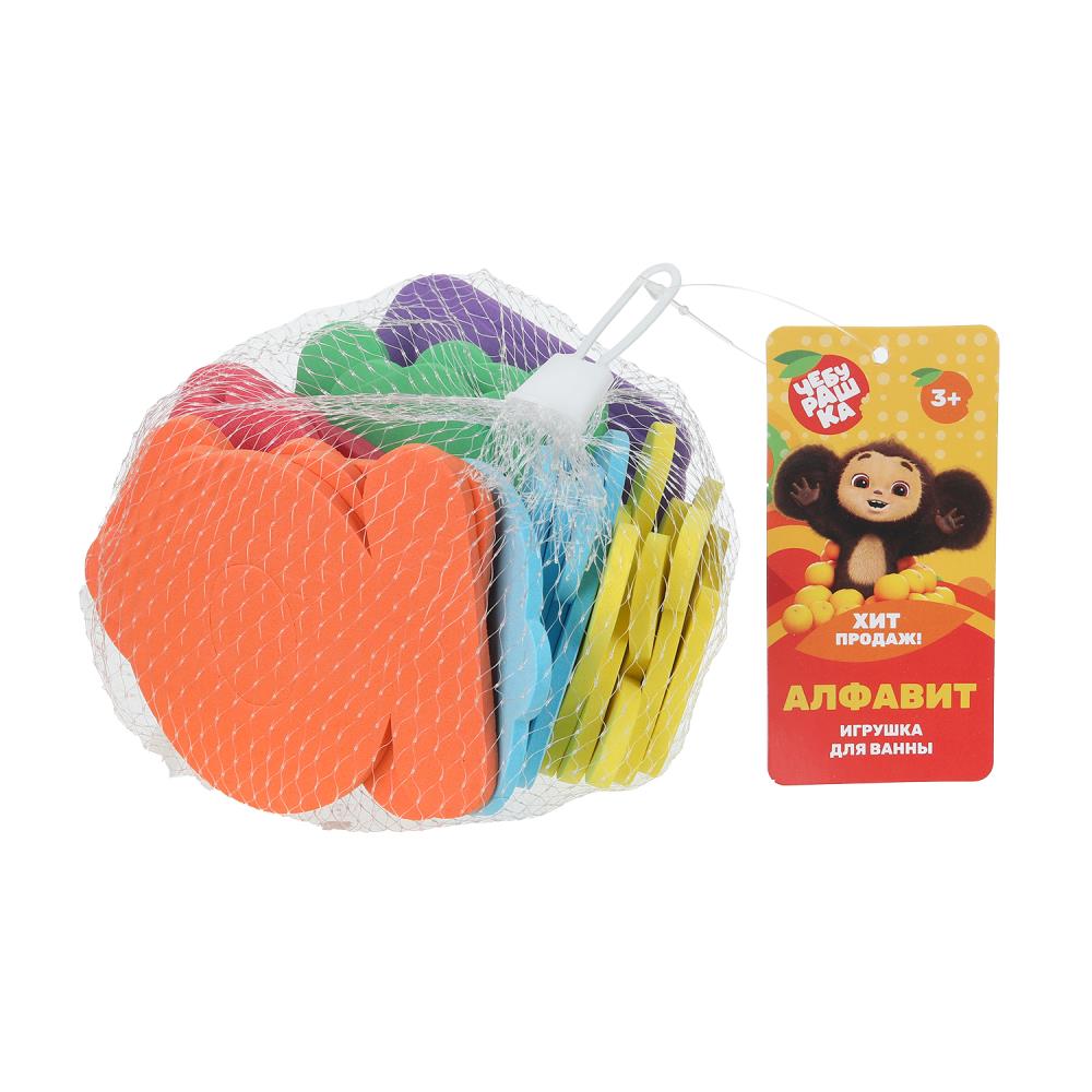 Набор стикеров Эва для ванны "Чебурашка", в сетке Играем Вместе SWL-AZBUKA02