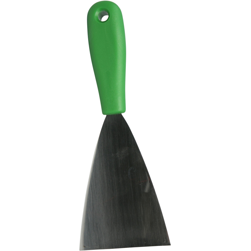 Скребок FBK 80мм нержавеющая сталь-1мм,ручка пластик зеленый 88080-5 1585676