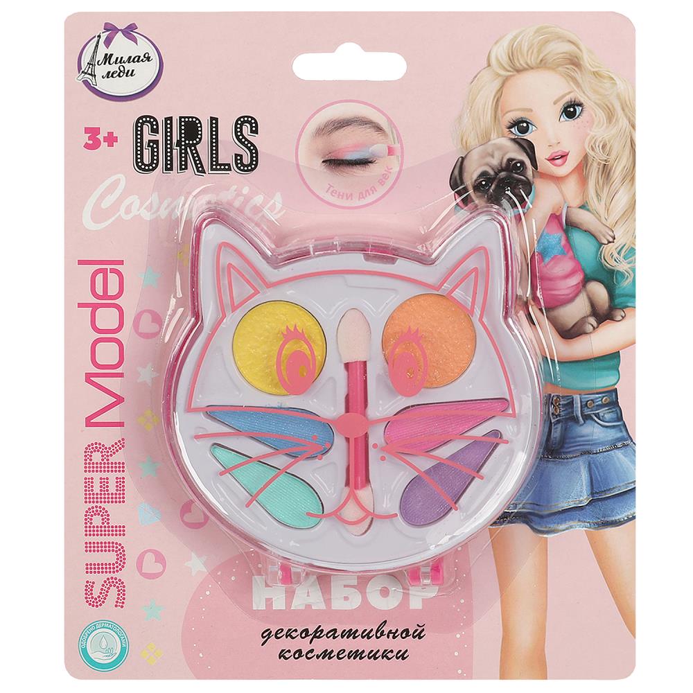 Косметика для девочек: тени для век с аппликатором Милая леди 70532D-SMP-ML