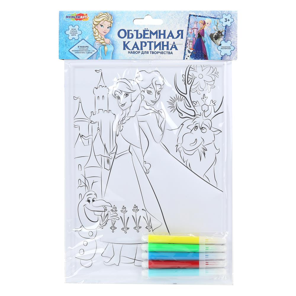 Объемная картина "Снежная принцесса" MultiArt VMP-128147