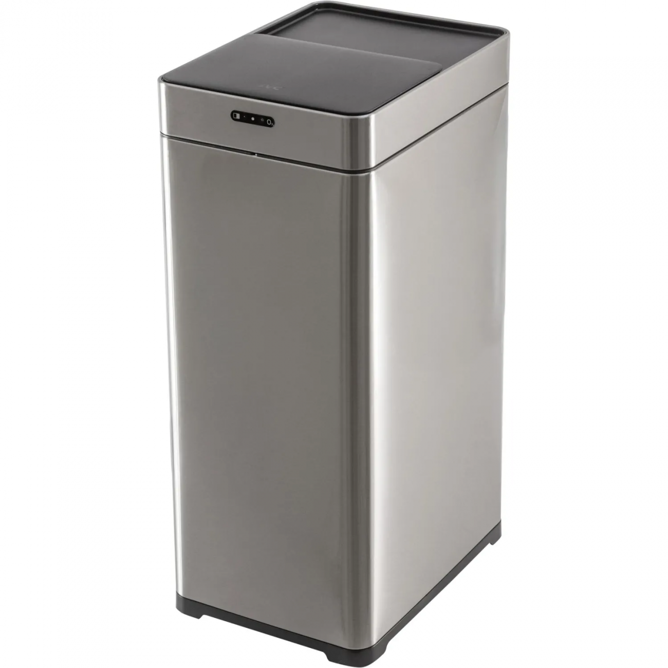 Ведро мусорное сталь 30л прям сереб с крыш сенс матов 250х510х340мм_JB0301S JVC 2229001