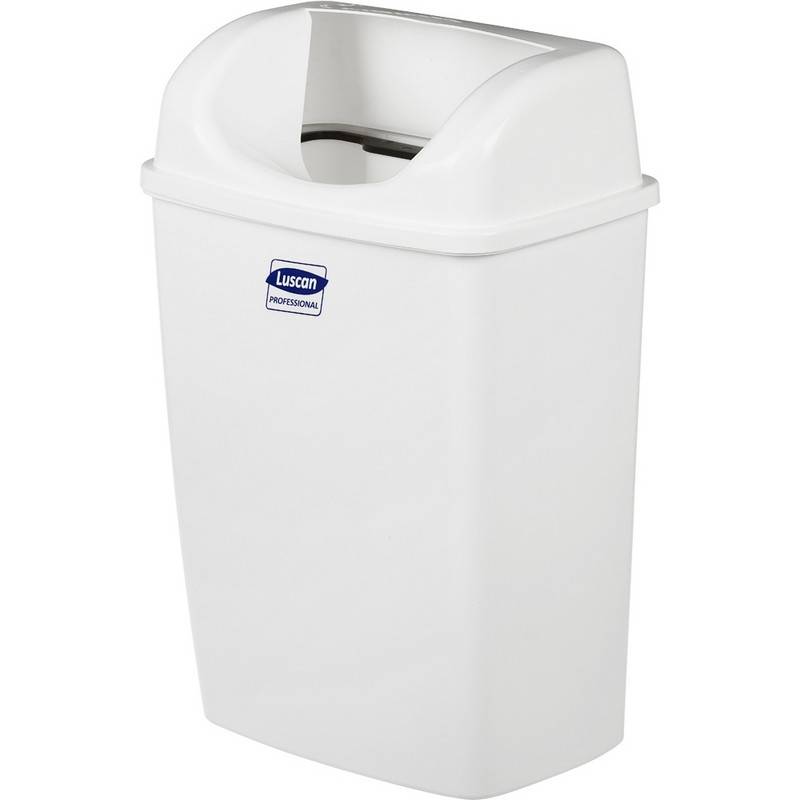 Ведро для мусора Luscan Professional 23 л пластик белое (33x55 см) Д R-3521W 1012161