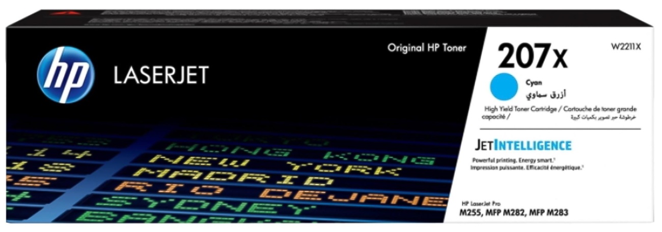Картридж лазерный HP 207X W2211X гол.пов.емк.для LaserJet Pro M255/MFP M282 1167839