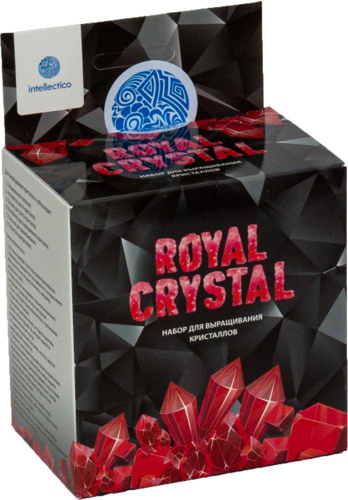 Набор для опытов Royal Crystal кристалл красный Intellectico 512бр