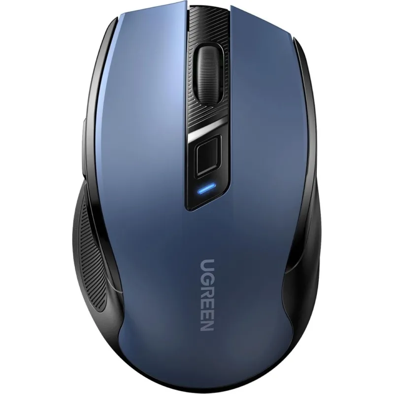 Мышь компьютерная UGREEN MU006 (25753)беспров/4000DPI/Silence/2.4,синий 2036050 25753_