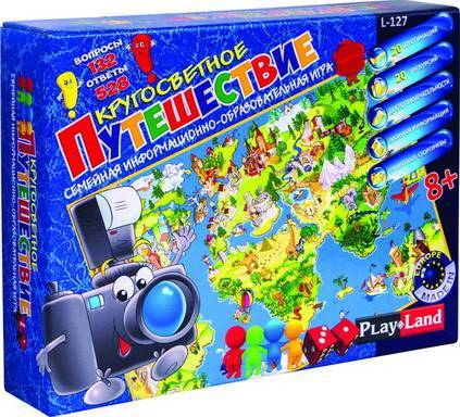 Кругостветное путешествие, настольная игра Play Land L-127