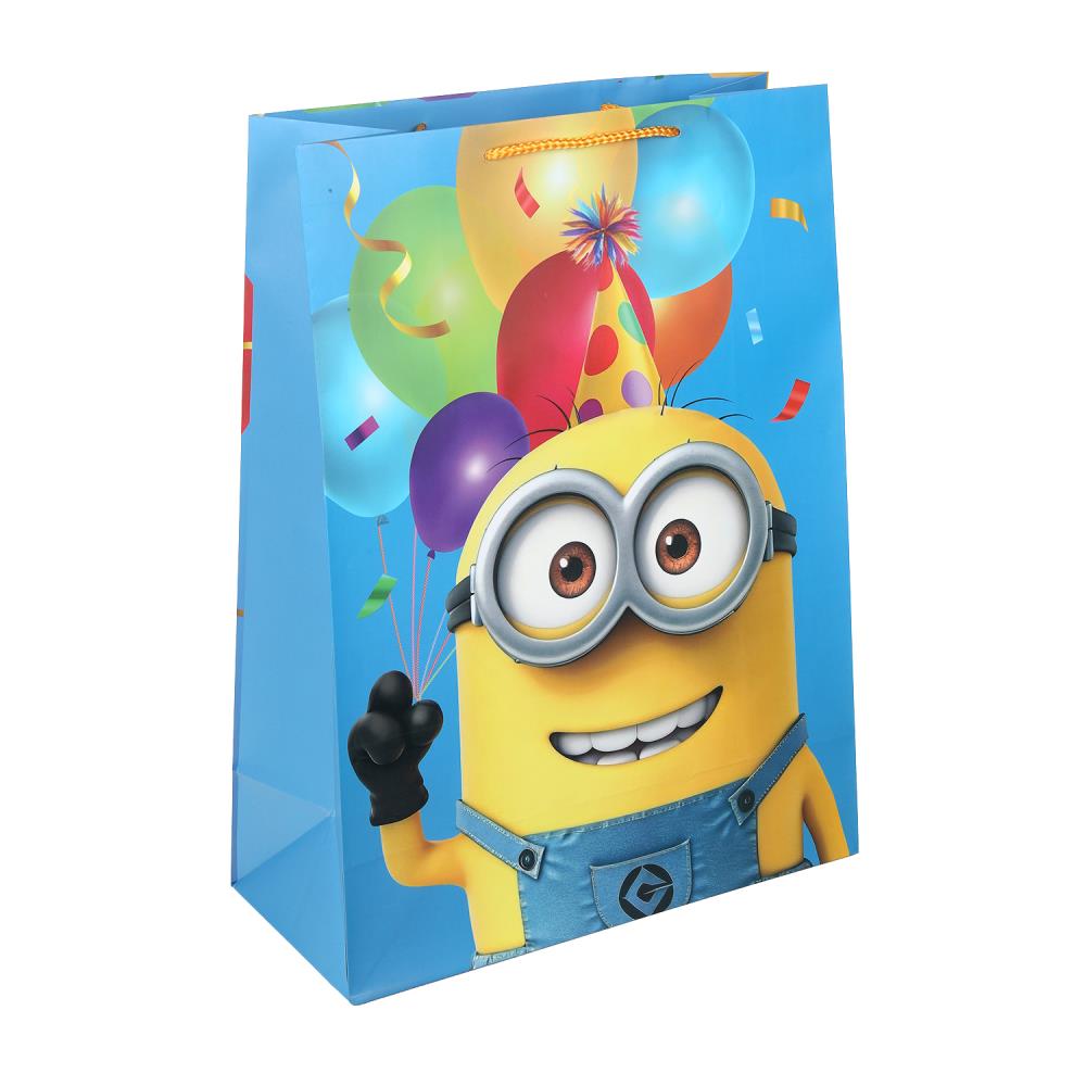 Пакет подарочный матовый XL, "Персонаж в очках", 140 гр/м Чудо праздник PXL-128844-MIN