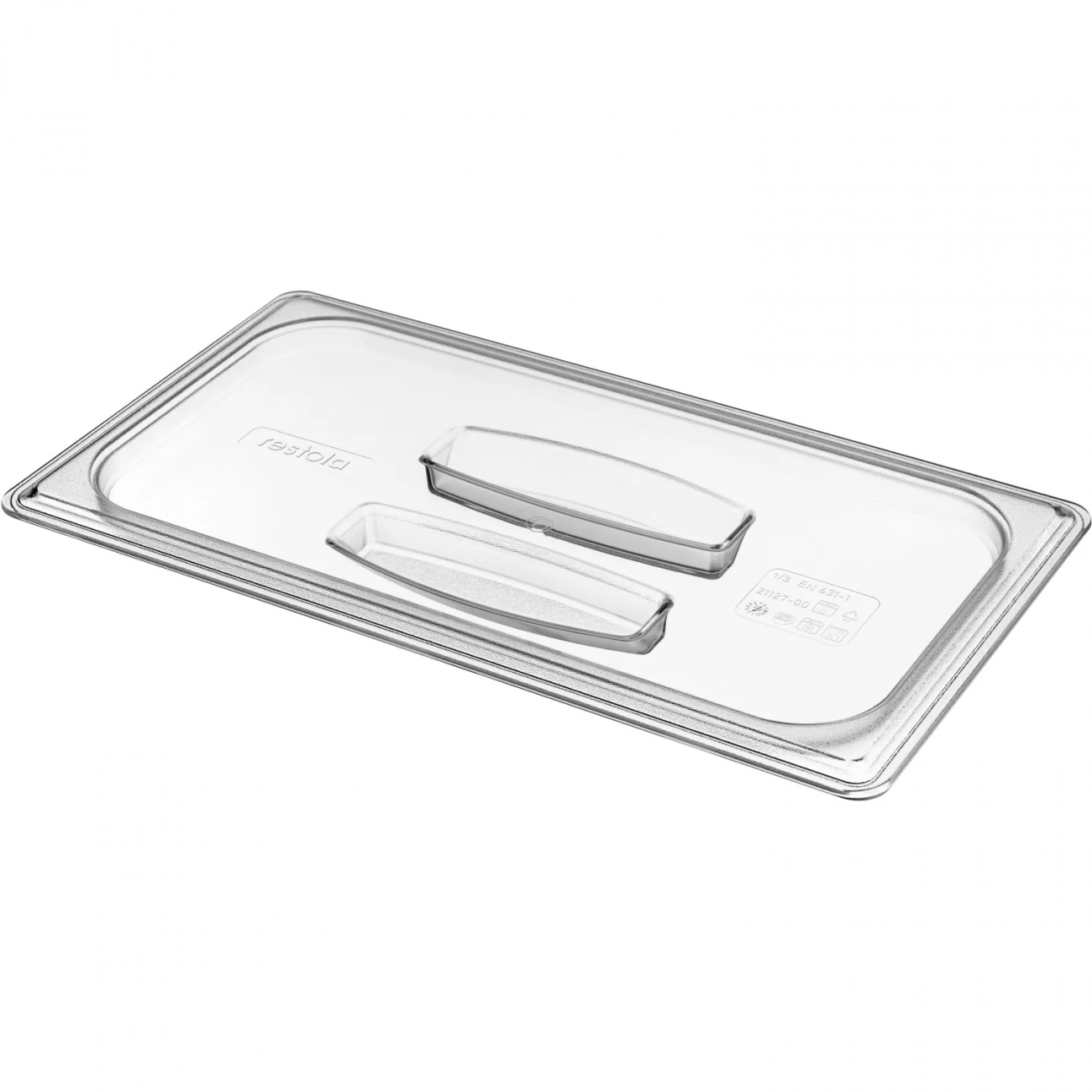 Крышка д/гастроёмкости с ручкой из поликарб.1/3 (прозрачный) Restola 2231360 42211270170