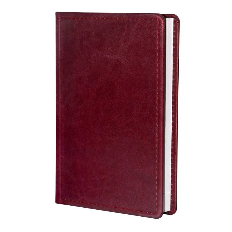 Ежедневник недатир. Attache Agenda искусс. кожа А6 160 л. бордовый 100x150 мм 1217730