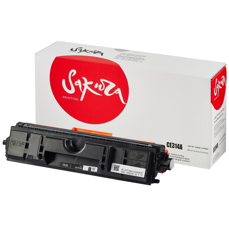Фотобарабан Запасная часть блок проявки SAKURA CE314A чер. для HP MFP M175a, M175nw 1604973 SACE314A