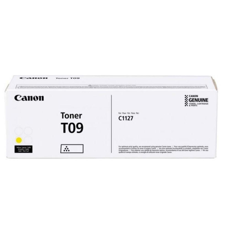Тонер-картридж Canon Toner 09 Y 3017C006 желтый для I-Sensys X C1127i 1364694