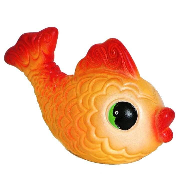 Золотая рыбка, резиновая игрушка ПВХ Огонек ОГ342