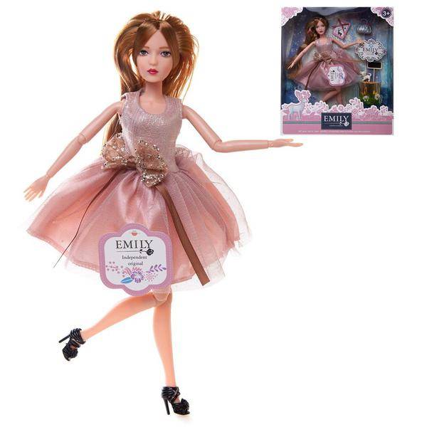 Кукла "Эмили. Розовая серия" с аксесс. 30см Junfa QJ087C