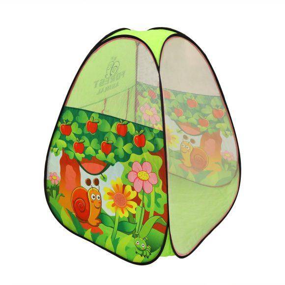 Палатка игровая "Веселая улитка" сумка на молнии Shantou Gepai 100909297