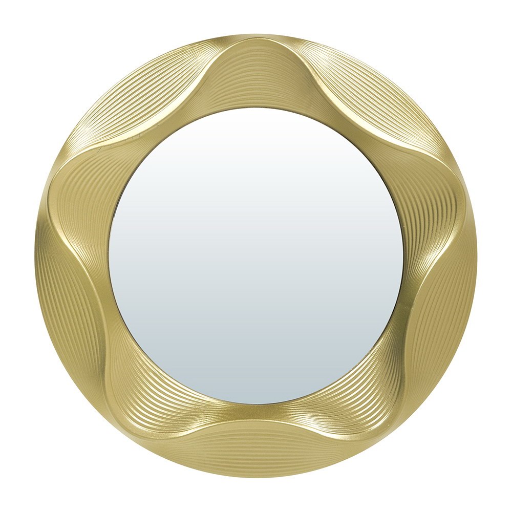 Зеркало QWERTY декоративное Гавр, D 25 см, серебро 74041