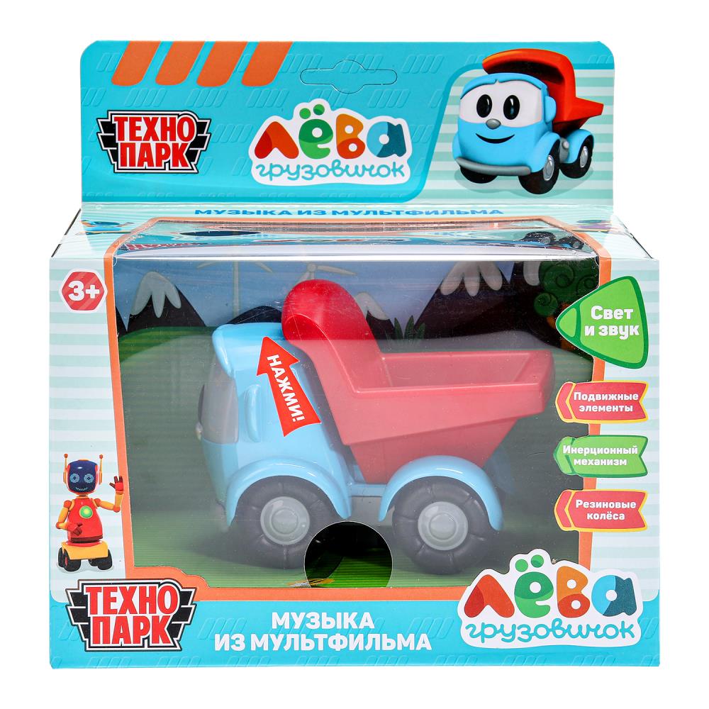 Машина металлическая Грузовичок Лева, 11 см. свет-звук Технопарк LEVA-11SL-BU-SG
