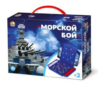 Настольная игра "Морской бой мини" Десятое Королевство 02152