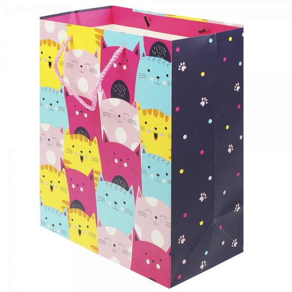 Пакет матовый для подарка, размер L, 26х32х14 см. Чудо праздник PL-108860-C2 (120)