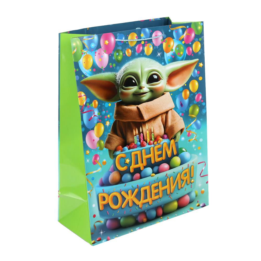 Пакет подарочный глянцевый XL, "Воин звезд", 140 гр/м Чудо праздник PXL-130522-SW