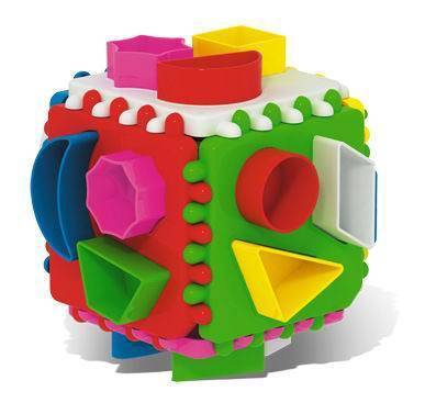 Куб Логический, развивающая игрушка сортер Stellar 01307