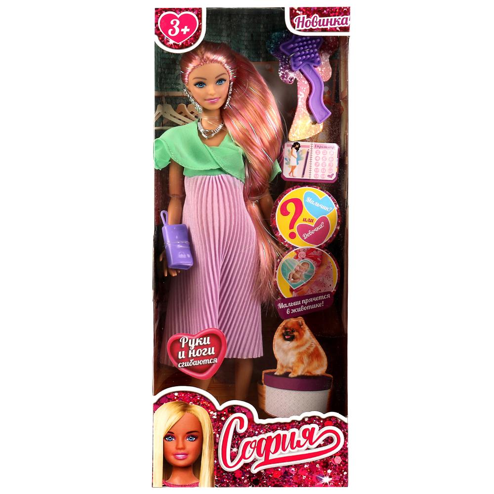 Кукла 29 см. беременная, София Карапуз 66001B1-BF7-S-BB