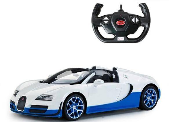 Машина р/у 1:14 Bugatti Grand Sport Vitesse, цвет белый Rastar 70400W