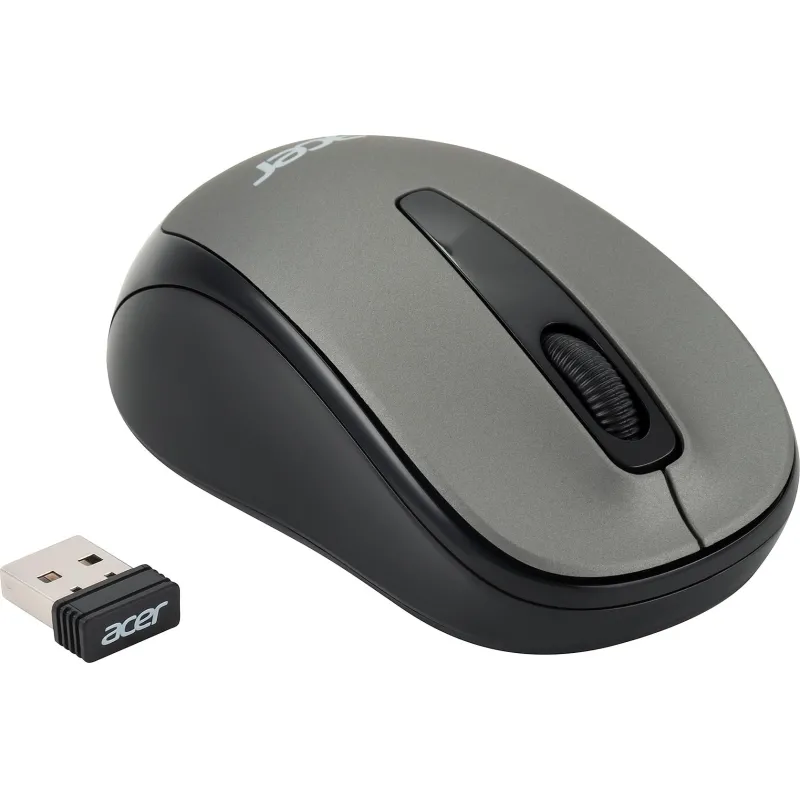 Мышь компьютерная Acer OMR134 серый оптичес. 1000dpi/2but беспровод. USB 2012564 ZL.MCEEE.01H