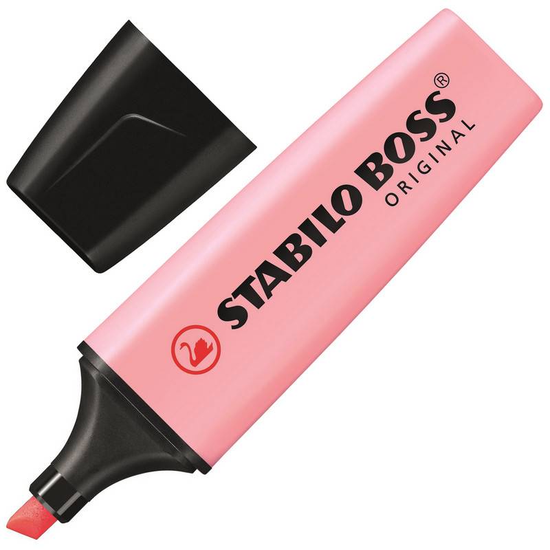 Текстовыделитель Stabilo Boss Original Pastel 70/129 розовый (толщина линии 2-5 мм) 733510