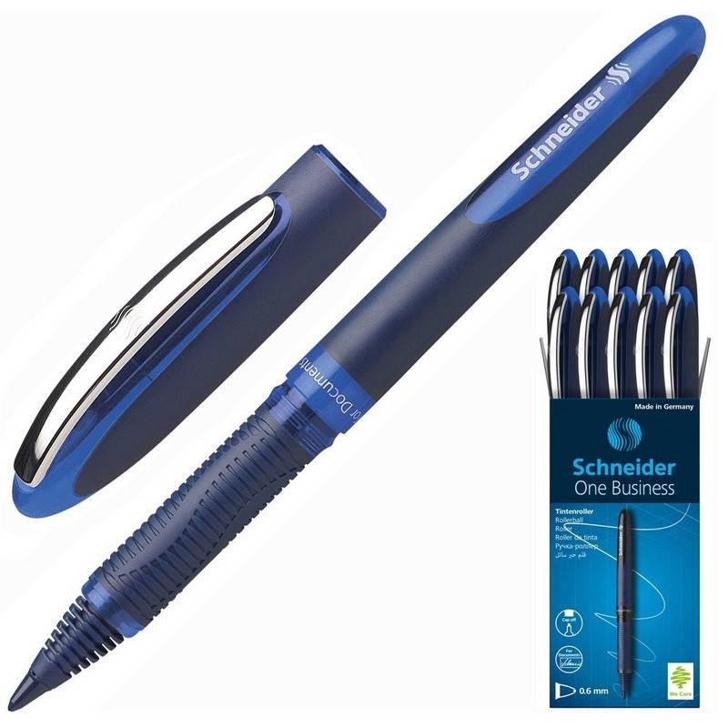 Роллер Schneider One Business синий (толщина линии 0.6 мм) 795409