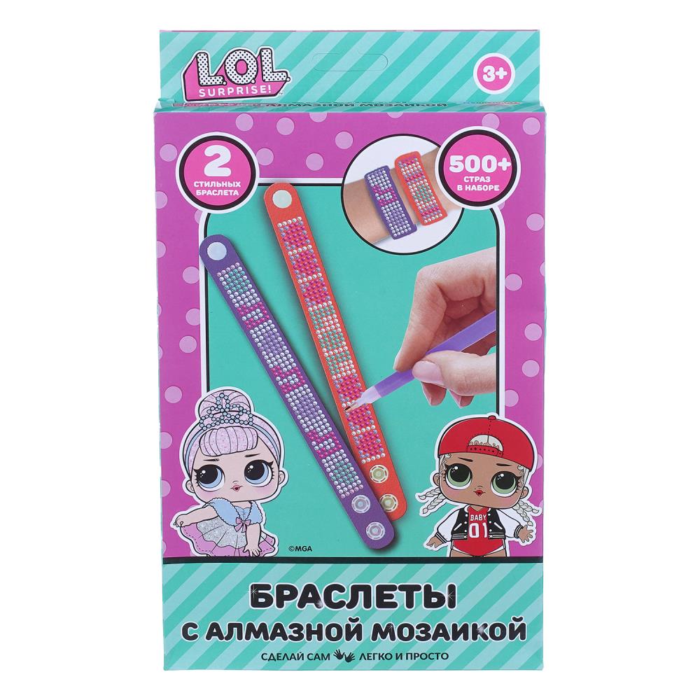 Браслеты алмазной мозаикой МультиАрт BRACAM-128179-LOL
