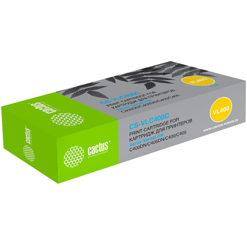 Картридж лазерный Cactus 106R03534(CS-VLC400C) гол. для Xerox C400DN/C405DN 1665284