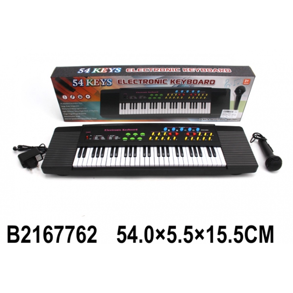 Электроорган для детей (220v/ на бат) с микрофоном, usb провод B2167762