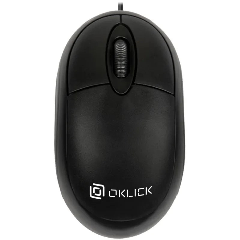 Мышь компьютерная Oklick 105S черный оптическая 800dpi/3but (400941) 1813623