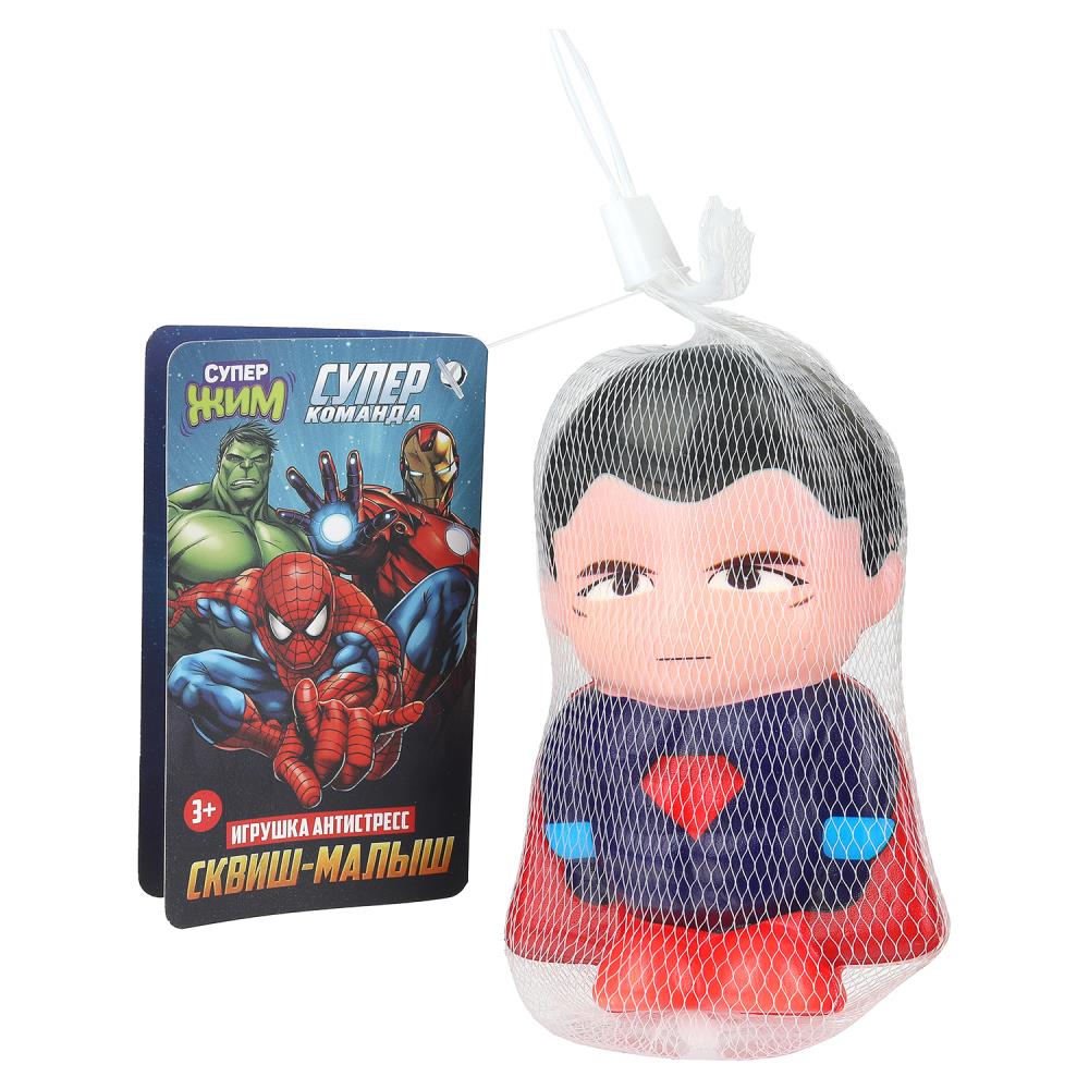 Игрушка - антитистресс сквиш малыш, супер герои, красный плащ Играем Вместе JN-SN05-SM-RU