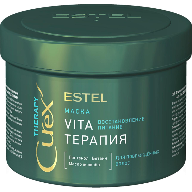 Маска Vita-терапия д/поврежденных волос CUREX THERAPY 500мл CR500/M5 Estel 1492842