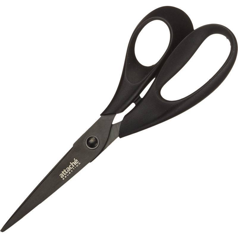 Ножницы Attache selection Jaguar 190 мм эргон.руч,покр.Titanium black 604061