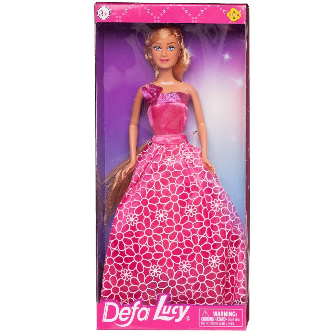 Кукла Defa Lucy Светский раут в розовом длинном вечернем платье 29 см 8308d/розовое