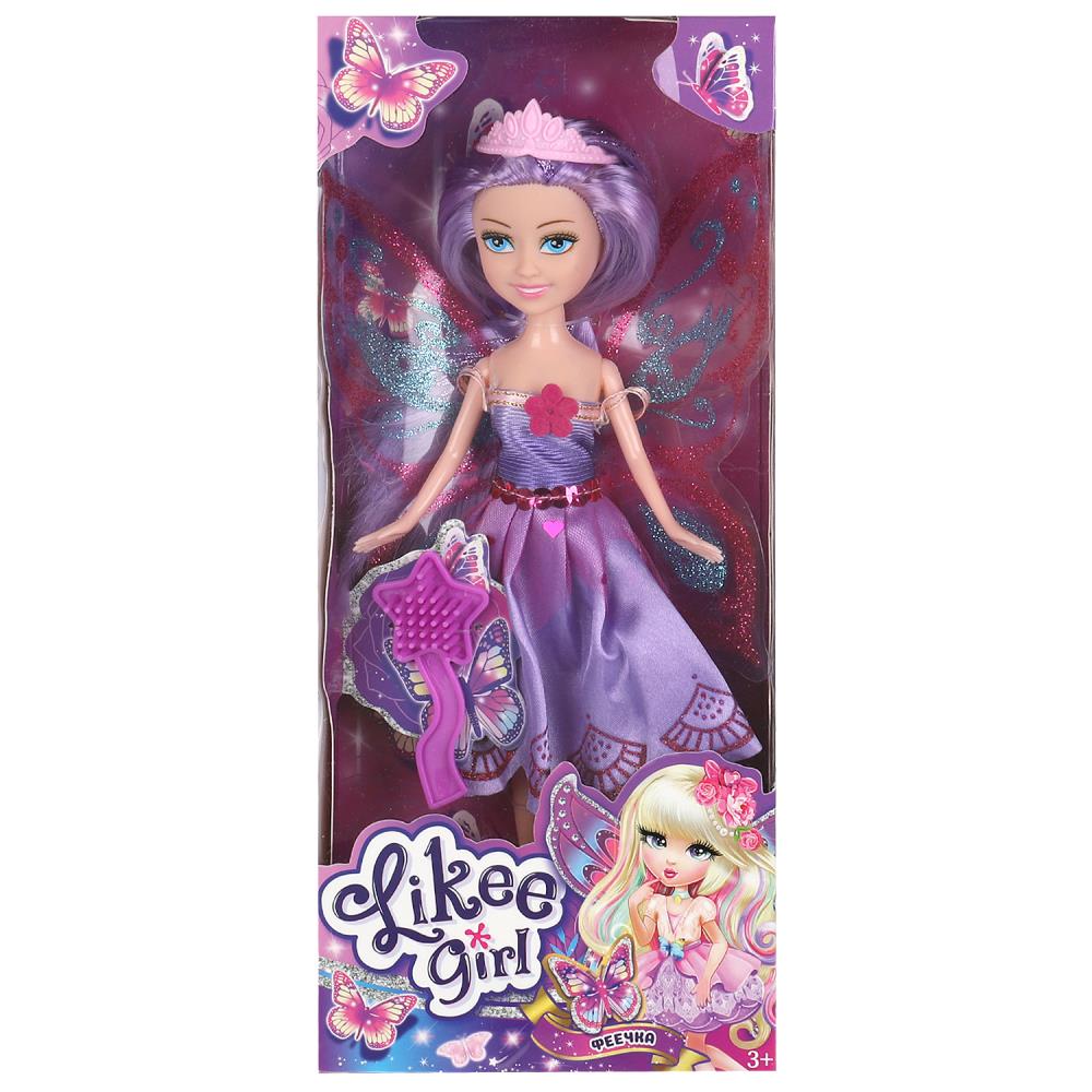 Кукла 23 см, в платье, с крыльями Likee Girl LG-D23-FAY-RU