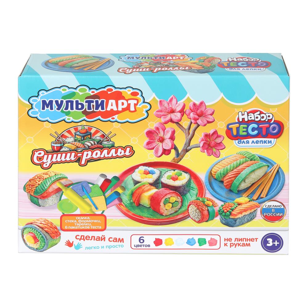Набор для лепки "Суши-роллы", 24 см. MultiArt PDSET-MA120043-WOT