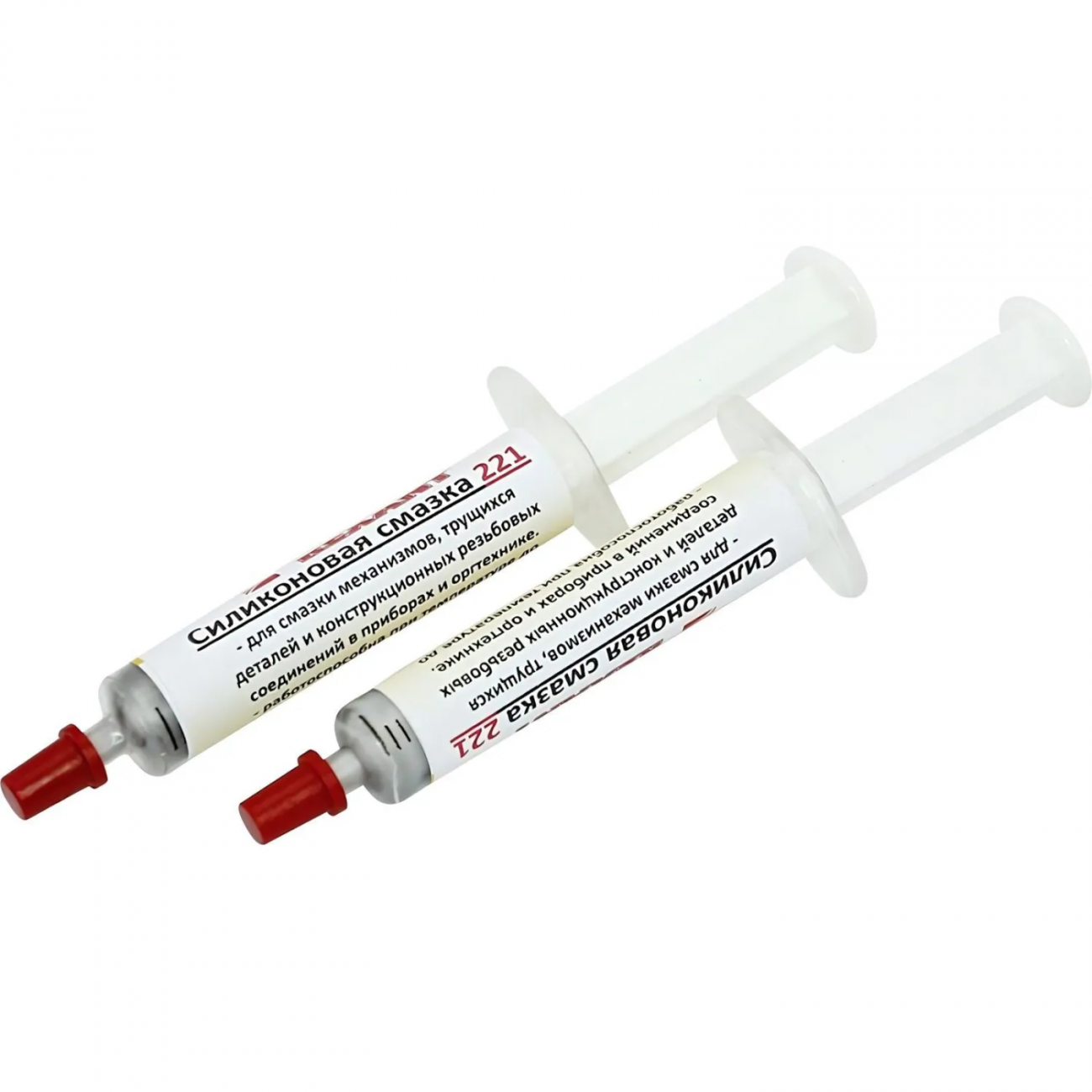 Смазка силиконовая 221 REXANT, до +350 ?, 2 мл, шприц (09-3955) 1075806 750818