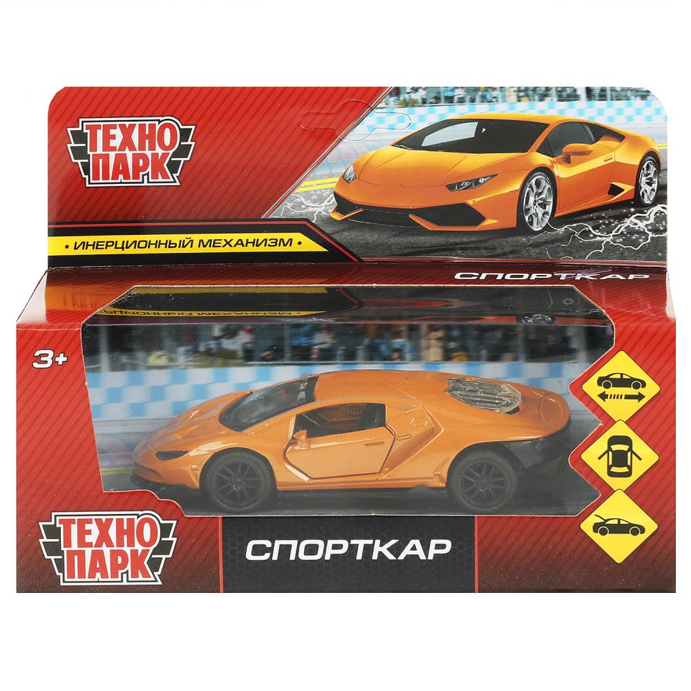 Машина металлическая спорткар, 12 см. Технопарк 2210C0153-R