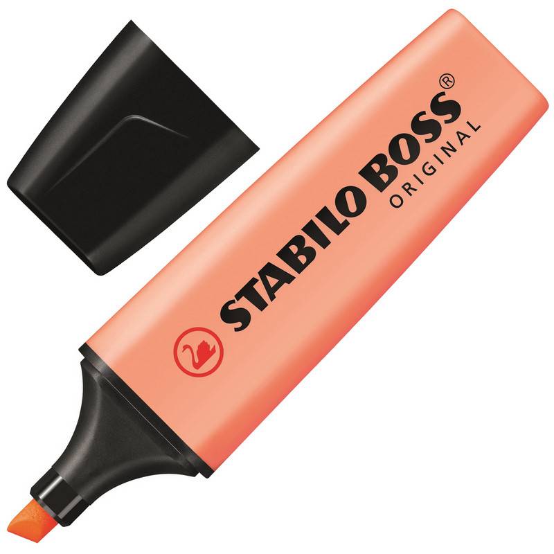 Текстовыделитель Stabilo Boss Original Pastel 70/126 оранжевый (толщина линии 2-5 мм) 733508