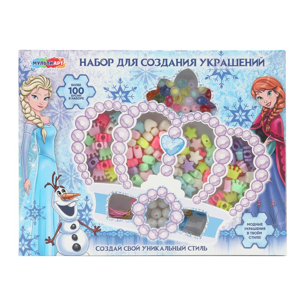 Набор для создания украшений "Снежная принцесса" (корона) MultiArt BEADS-125618
