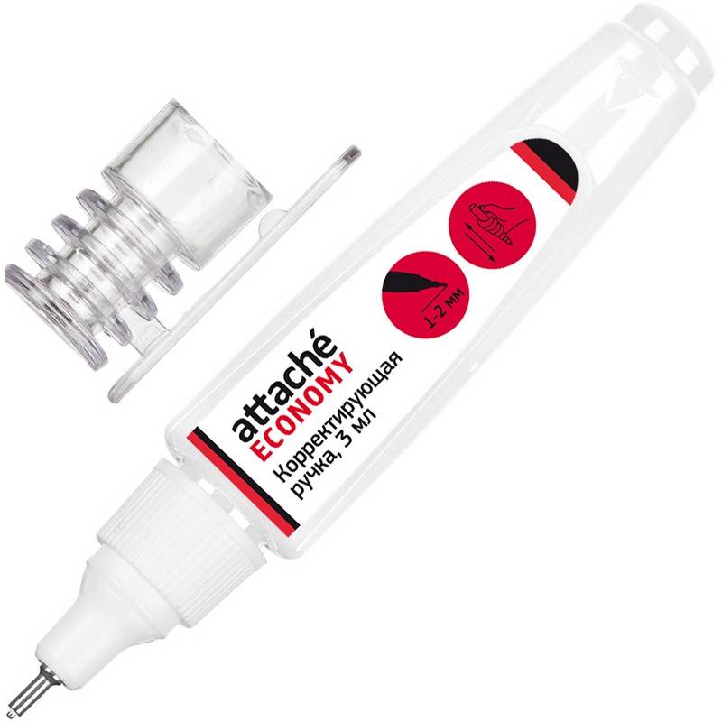 Корректирующий карандаш Attache Economy 3 мл (быстросохнущая основа) 733177