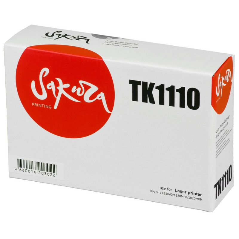 Картридж лазерный SAKURA TK-1110 чер. для Kyocera FS-1040/1020MFP 1165943