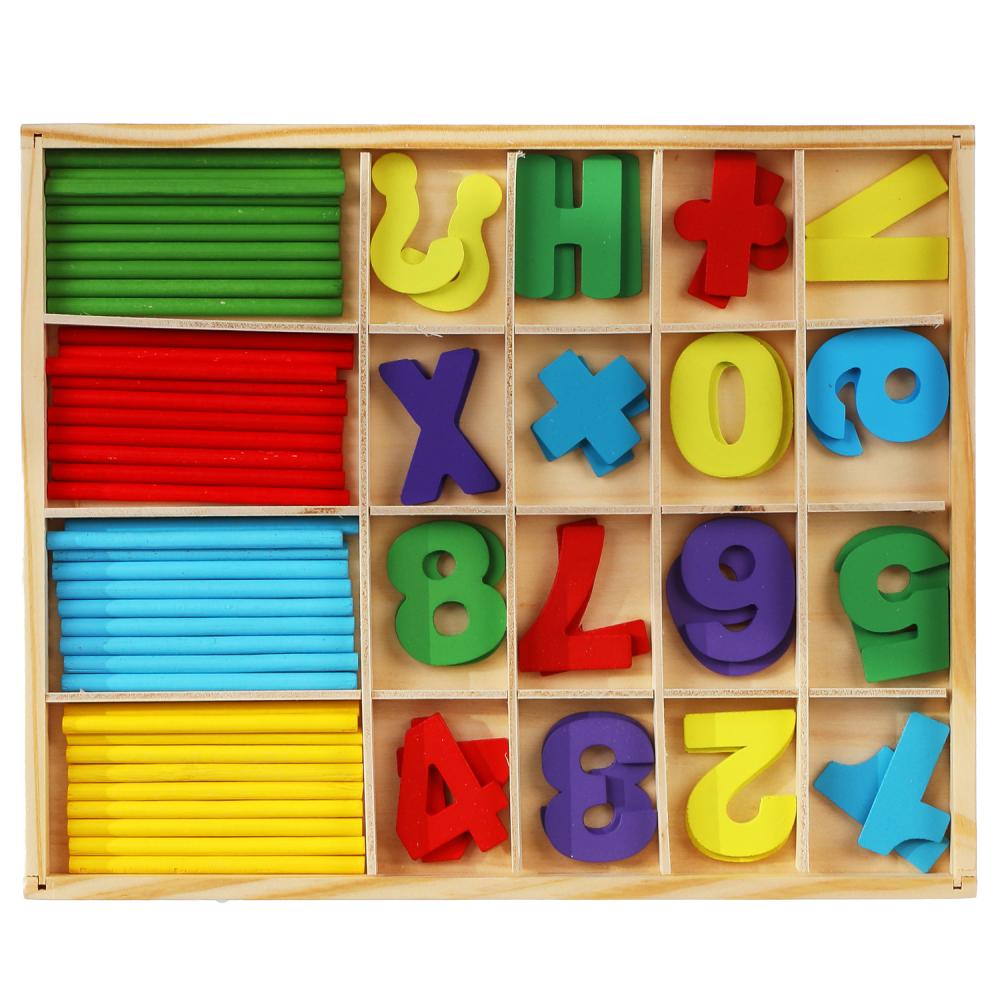 Игрушка деревянная счетный материал Буратино игрушки из дерева W0182